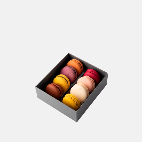 coffret 8 macarons
